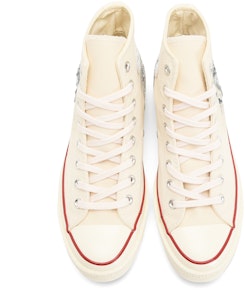 【定制球鞋】Converse 1970s All Star 3D塗鴉 千里馬 高筒 帆布鞋 男女同款 米白色 Shop 【定制球鞋】Converse 1970s All Star 3D塗鴉 千里馬 高筒 帆布鞋 男女同款 米白色