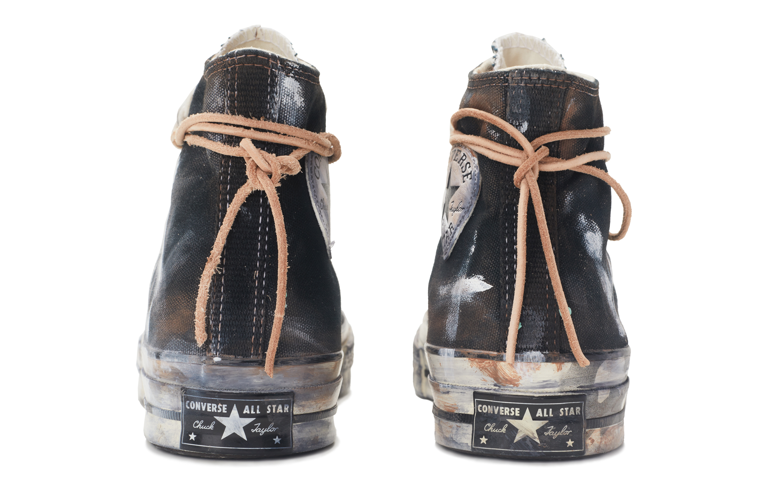 Shop 【客製化球鞋】【現貨】Converse Chuck Taylor All Star 1970s 煙霧 復古 做舊 小髒鞋 高筒 帆布鞋 男女同款 黑白