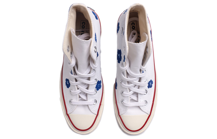 Shop カスタム チャックテイラー '70s ハイ "クラインブルー花柄" 162056C(Team拾玖-男女同款小花蓝白)