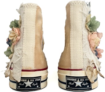 【定制球鞋】Converse 1970s All Star Chuck Hi 經典常青款 防滑耐磨 高筒 帆布鞋 男女同款 復古玫瑰 Shop 【定制球鞋】Converse 1970s All Star Chuck Hi 經典常青款 防滑耐磨 高筒 帆布鞋 男女同款 復古玫瑰