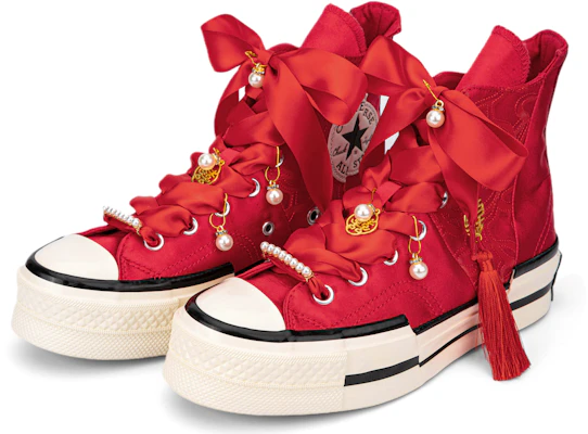 Converse Chuck Taylor All Star 1970s 'Wedding Red - Rumbai & Mutiara' Custom A05265C(Team18-流苏婚鞋SBOX) Shop Converse Chuck Taylor All Star 1970s 'Wedding Red - Rumbai & Mutiara' Custom A05265C(Team18-流苏婚鞋SBOX)