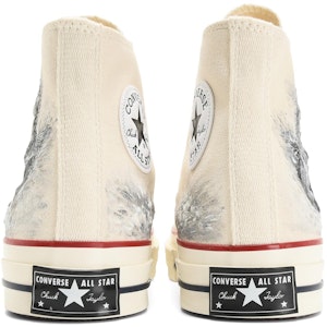 【定制球鞋】Converse 1970s All Star 3D塗鴉 千里馬 高筒 帆布鞋 男女同款 米白色 Purchase 【定制球鞋】Converse 1970s All Star 3D塗鴉 千里馬 高筒 帆布鞋 男女同款 米白色