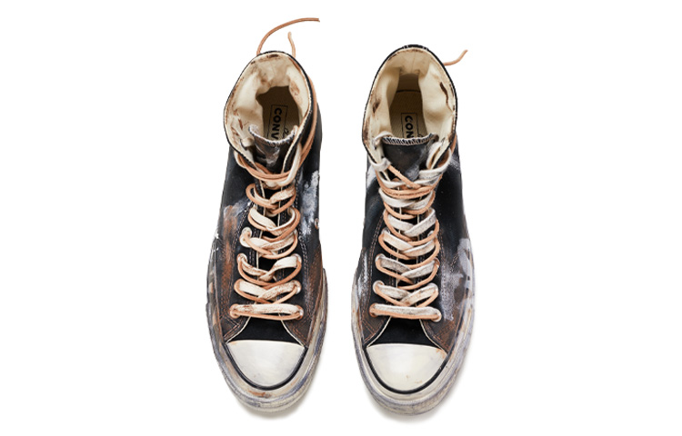 Purchase 【客製化球鞋】【現貨】Converse Chuck Taylor All Star 1970s 煙霧 復古 做舊 小髒鞋 高筒 帆布鞋 男女同款 黑白
