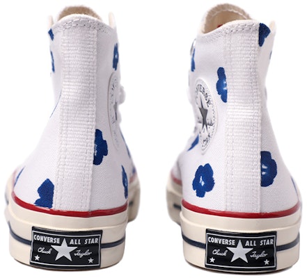 カスタム チャックテイラー '70s ハイ "クラインブルー花柄" 162056C(Team拾玖-男女同款小花蓝白) Purchase カスタム チャックテイラー '70s ハイ "クラインブルー花柄" 162056C(Team拾玖-男女同款小花蓝白)