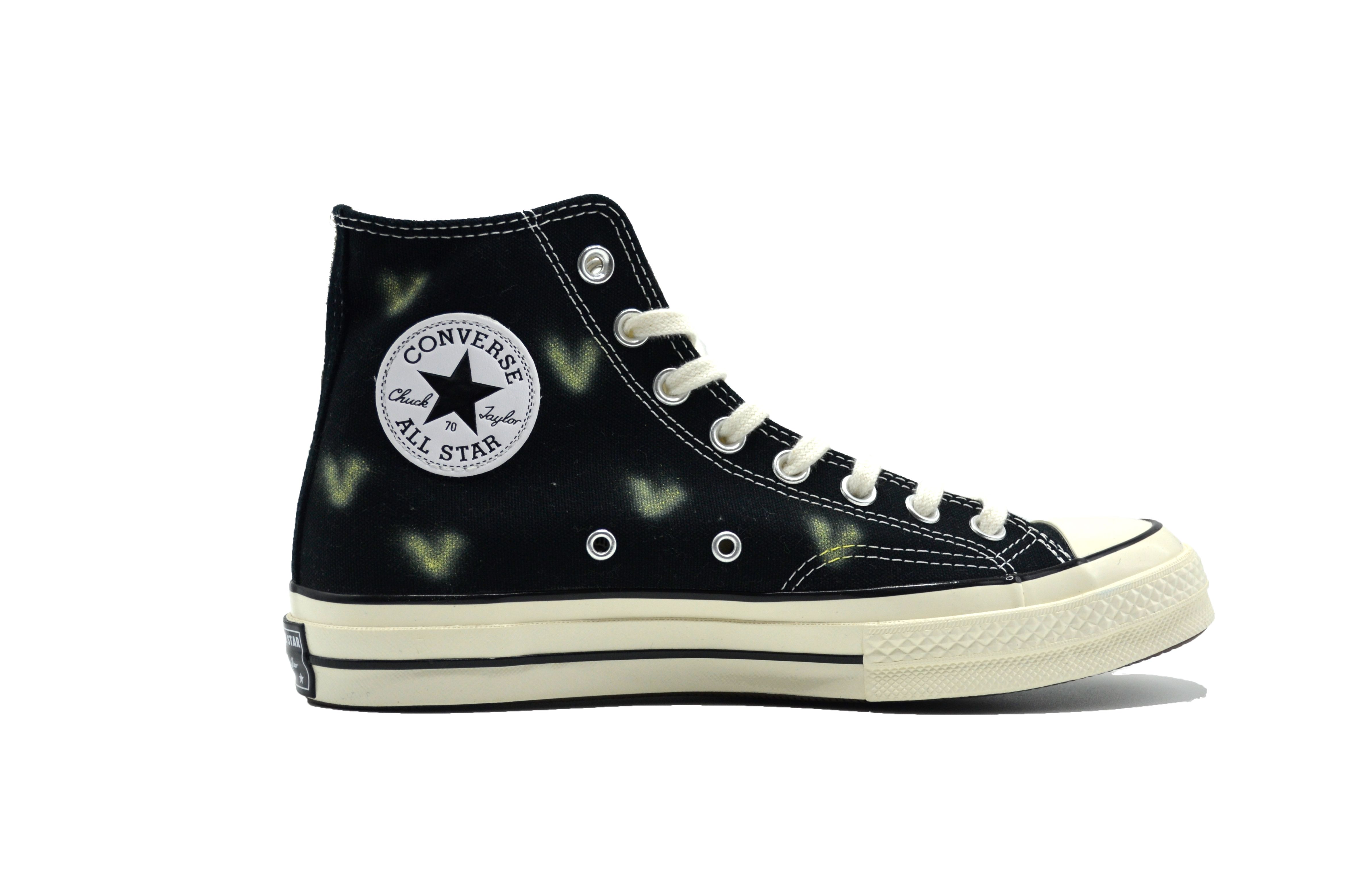 Order [Custom Schuhe] Converse Chuck Taylor All Star 70s High ''Graffiti Herz'' 162050C(Team111-若欢堂-爱心涂鸦)