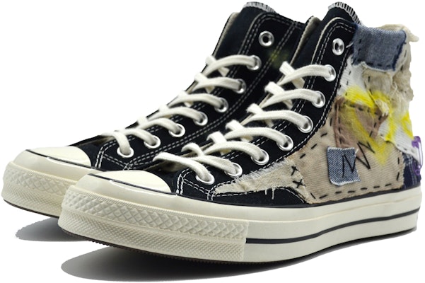 【定制球鞋】Converse 1970s all star 噴繪 愛心塗鴉 耐磨防滑 高筒 帆布鞋 男女同款 復古黑 Lookbook 【定制球鞋】Converse 1970s all star 噴繪 愛心塗鴉 耐磨防滑 高筒 帆布鞋 男女同款 復古黑