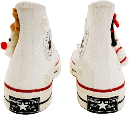 【定制球鞋】Converse 匡威 1970s 噴繪手繪 毛氈聖誕元素配飾 潮流百搭帆布鞋 男女同款 白色 Purchase 【定制球鞋】Converse 匡威 1970s 噴繪手繪 毛氈聖誕元素配飾 潮流百搭帆布鞋 男女同款 白色
