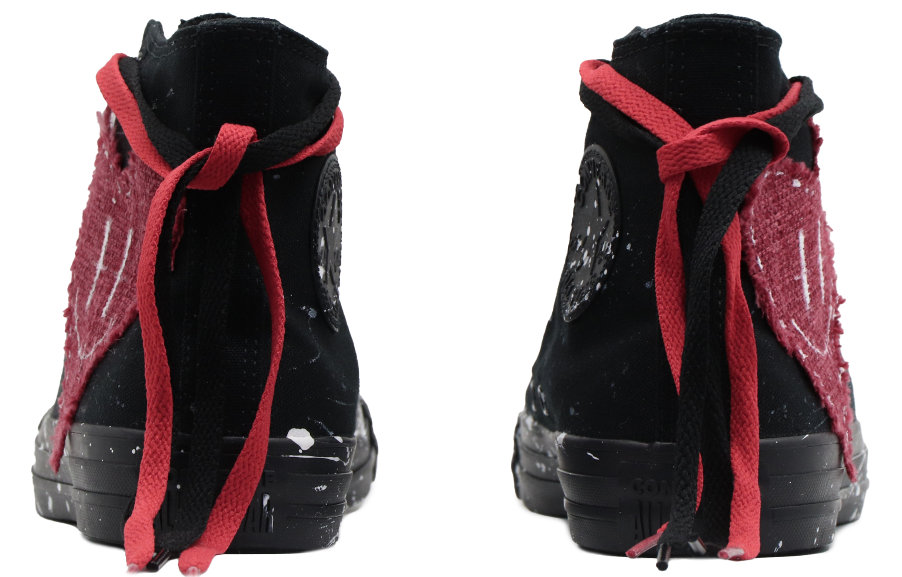 Shop [Custom Schoenen] Converse Chuck Taylor All Star ''Zwarte Samurai Splash'' 1Z588(Team57-女款赤热)