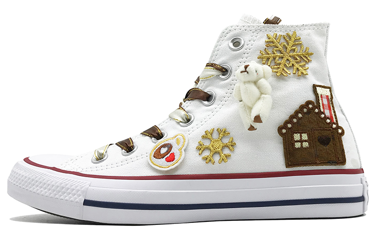 [Custom Shoes] Converse Chuck Taylor All Star Hi Top 'Christmas Bear Embroidery'