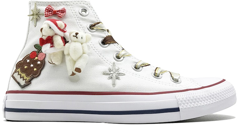 컨버스 하이탑 '크리스마스 곰 자수' (커스텀) 101009C(TeamD-圣诞节主题男女款刺绣小熊) Order 컨버스 하이탑 '크리스마스 곰 자수' (커스텀) 101009C(TeamD-圣诞节主题男女款刺绣小熊)