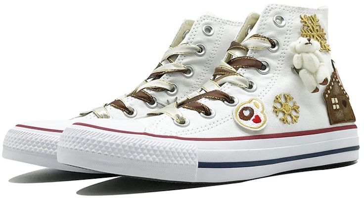 컨버스 하이탑 '크리스마스 곰 자수' (커스텀) 101009C(TeamD-圣诞节主题男女款刺绣小熊) Lookbook 컨버스 하이탑 '크리스마스 곰 자수' (커스텀) 101009C(TeamD-圣诞节主题男女款刺绣小熊)