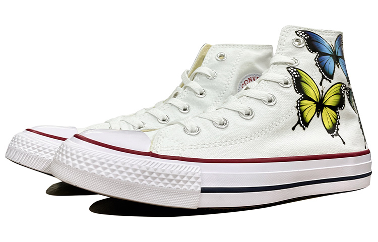 Lookbook Converse Chuck Taylor All Star Blancas Mariposa Y2K 101009C(TeamD-男女同款彩色蝴蝶光学白)