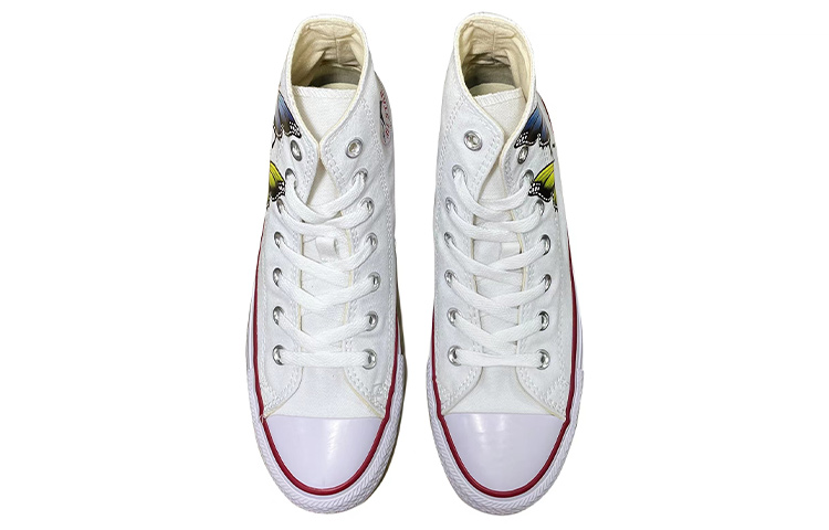 Shop Converse Chuck Taylor All Star Blancas Mariposa Y2K 101009C(TeamD-男女同款彩色蝴蝶光学白)