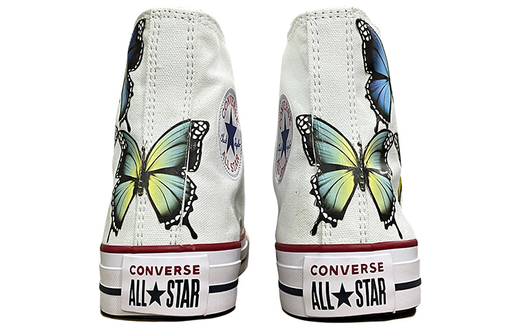 Purchase Converse Chuck Taylor All Star Blancas Mariposa Y2K 101009C(TeamD-男女同款彩色蝴蝶光学白)