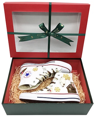 컨버스 하이탑 '크리스마스 곰 자수' (커스텀) 101009C(TeamD-圣诞节主题男女款刺绣小熊) Sizing 컨버스 하이탑 '크리스마스 곰 자수' (커스텀) 101009C(TeamD-圣诞节主题男女款刺绣小熊)