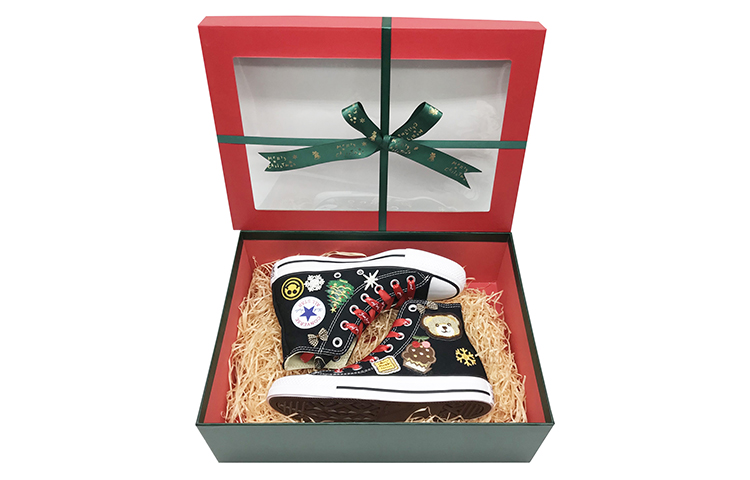 [Custom Shoes] Converse Chuck Taylor All Star High 'Christmas Embroidered Bear Limited Edition'