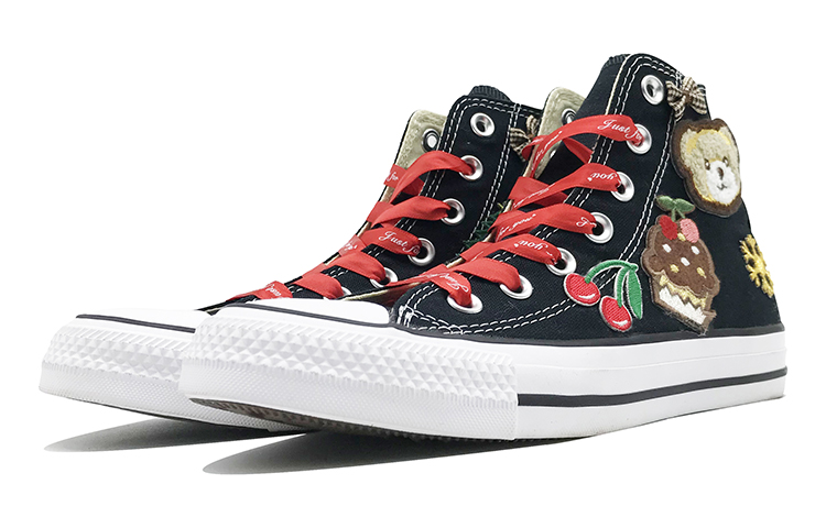 Shop [Kasut Tersuai] Converse Chuck Taylor All Star Tinggi 'Beruang Sulam Krismas Edisi Terhad' 101010（TeamD-圣诞节男女款刺绣小熊BOX）