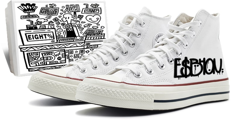 컨버스 EIGHT% x 척테일러 '그래피티 크림' (커스텀) 162056C(Team131-dollars-sbox) Buy 컨버스 EIGHT% x 척테일러 '그래피티 크림' (커스텀) 162056C(Team131-dollars-sbox)