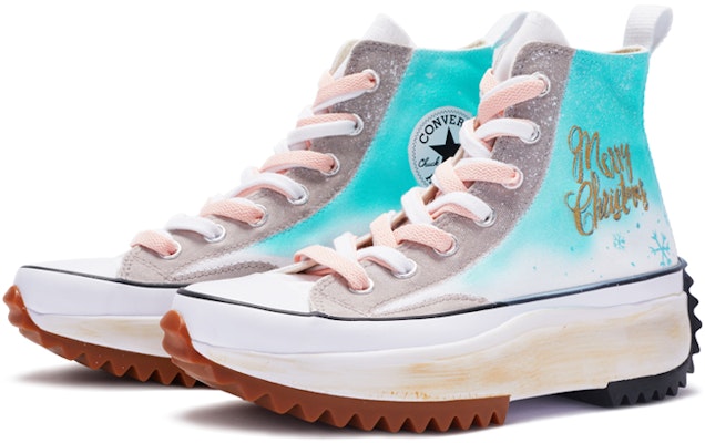컨버스 런스타 하이크 '크리스마스 눈꽃 블루화이트' (Custom) 166799C(TeamR-圣诞雪花男女同款蓝白S-BOX) Lookbook 컨버스 런스타 하이크 '크리스마스 눈꽃 블루화이트' (Custom) 166799C(TeamR-圣诞雪花男女同款蓝白S-BOX)