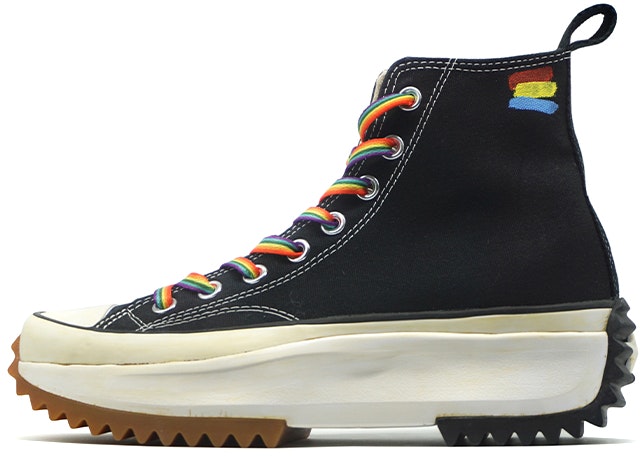 custom-shoes-converse-run-star-hike-panda-rainbow-sole-distressed-summer