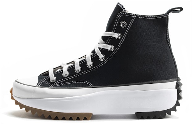 【定製球鞋】Converse 匡威 Run Star Hike 高幫黑白熊貓彩虹鞋底做舊夏日主題定製帆布鞋 男女同款 黑白 Details for 【定製球鞋】Converse 匡威 Run Star Hike 高幫黑白熊貓彩虹鞋底做舊夏日主題定製帆布鞋 男女同款 黑白