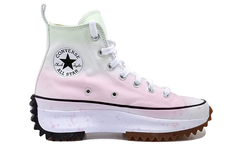 Order 【定製球鞋】Converse Run Star Hike OKHR 潑墨 字母 塗鴉漸變 向日葵 增高厚底 高筒 帆布鞋 男女同款