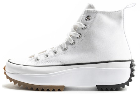 【定製球鞋】Converse Run Star Hike Hi 匡威 帆布 厚底 鞋底做舊 藝術家主題定製 增高 高幫 板鞋 男女同款 藍白黃 Sizing 【定製球鞋】Converse Run Star Hike Hi 匡威 帆布 厚底 鞋底做舊 藝術家主題定製 增高 高幫 板鞋 男女同款 藍白黃