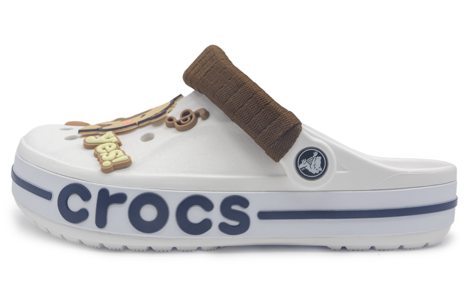 [Custom Shoes] Crocs Bayaband EVA Great Walk Capybara Vibe White Clogs 205089-126 (Team322 - Capybara Design)