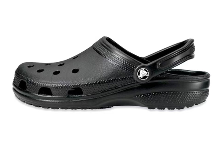 Sizing 【定制款】Crocs卡骆驰经典洞洞鞋“黑色朋克链” 10001-001(Team叁-男女洞洞鞋绑带)