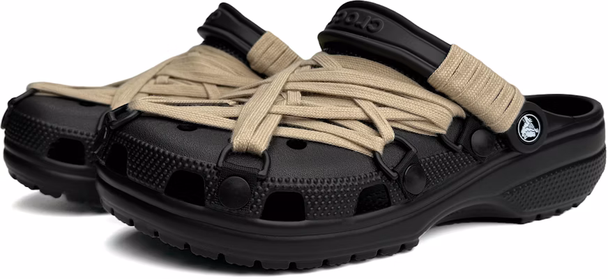【訂製球鞋】Crocs卡駱馳 經典 百搭 舒適 洞洞鞋 男女同款 黑黃 Lookbook 【訂製球鞋】Crocs卡駱馳 經典 百搭 舒適 洞洞鞋 男女同款 黑黃