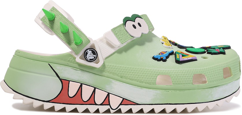 Zapatos Personalizados Crocs Classic Clog 'Da Vinci Verano Verde Blanco' 206772-143(TeamM-夏日鳄鱼) Lookbook Zapatos Personalizados Crocs Classic Clog 'Da Vinci Verano Verde Blanco' 206772-143(TeamM-夏日鳄鱼)