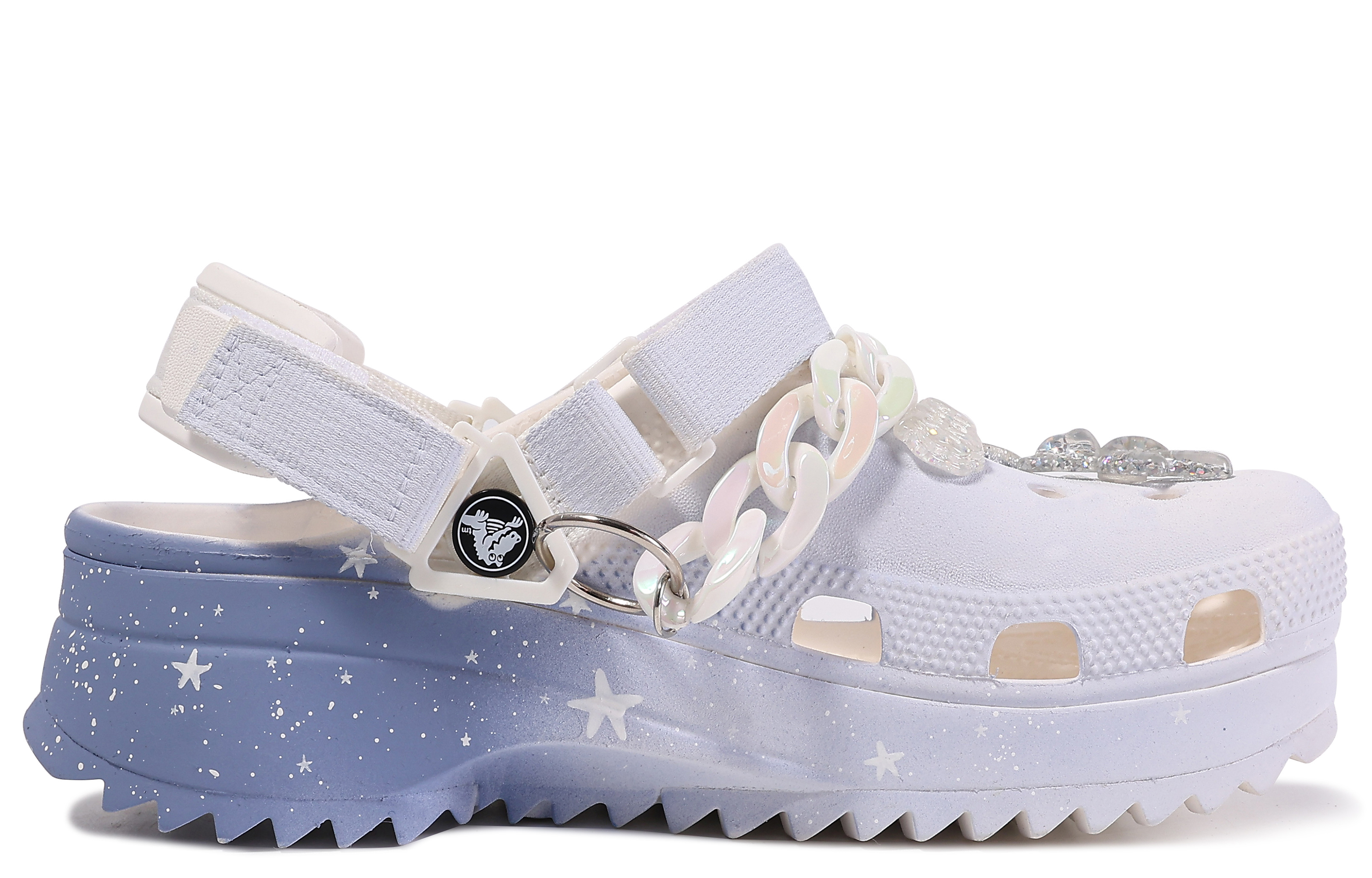[Custom Shoes] Crocs Classic Clog 'Da Vinci Starry Gradient Blue White' 圖 2