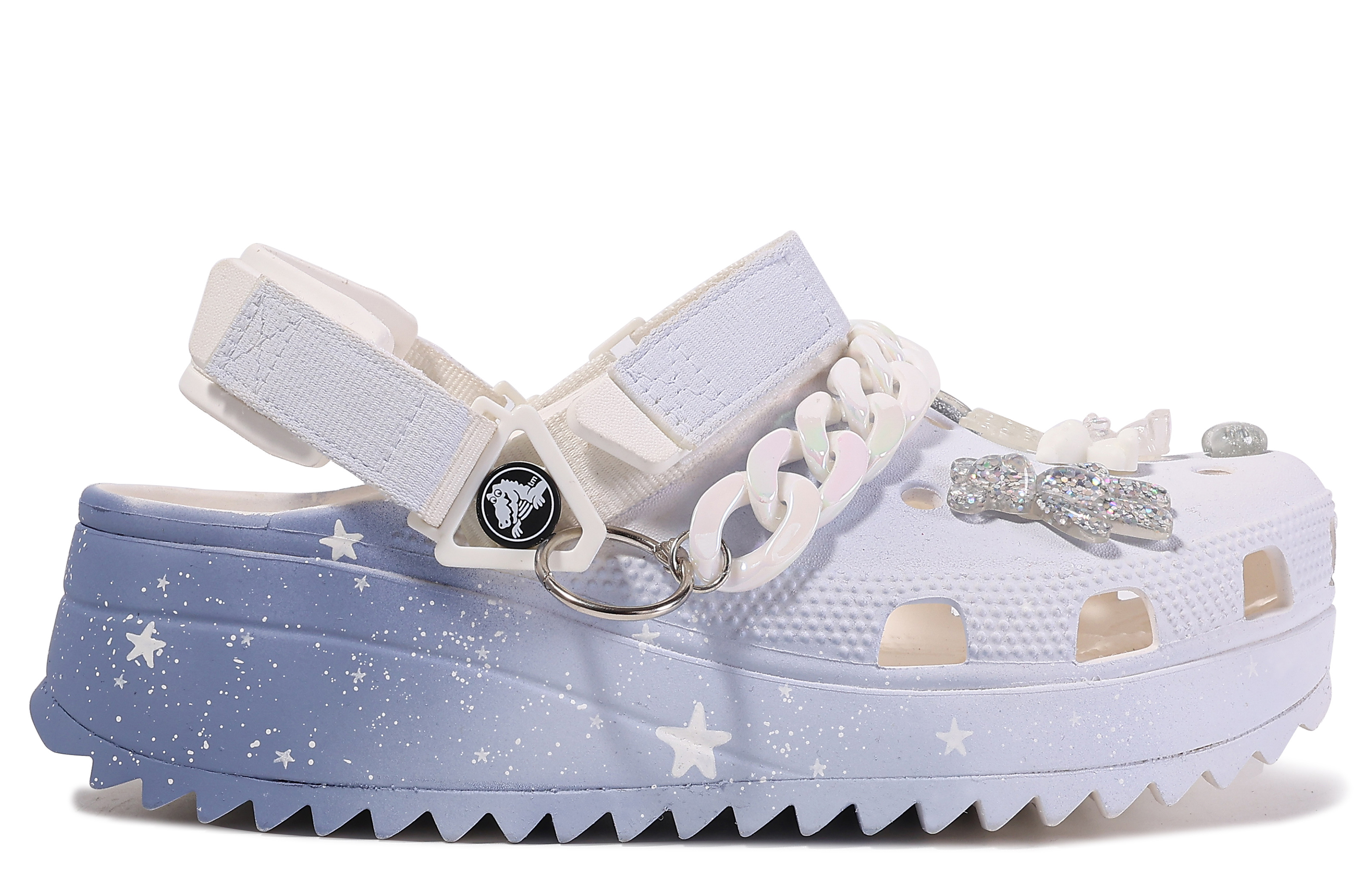 [Custom Shoes] Crocs Classic Clog 'Da Vinci Starry Gradient Blue White' 圖 3