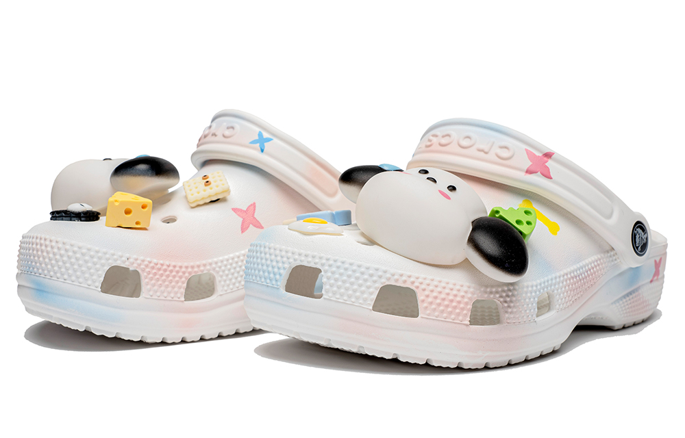 Lookbook [Sepatu Kustom] Crocs Classic Clog 'Kartun Anjing Gradasi' 10001-160(TeamF-卡通狗狗)