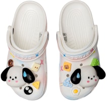 【定制球鞋】Crocs卡駱馳 Classic clog 可愛卡通狗狗 漸變 洞洞鞋 男女同款 白粉藍 Shop 【定制球鞋】Crocs卡駱馳 Classic clog 可愛卡通狗狗 漸變 洞洞鞋 男女同款 白粉藍