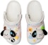 Shop 【定制球鞋】Crocs卡駱馳 Classic clog 可愛卡通狗狗 漸變 洞洞鞋 男女同款 白粉藍