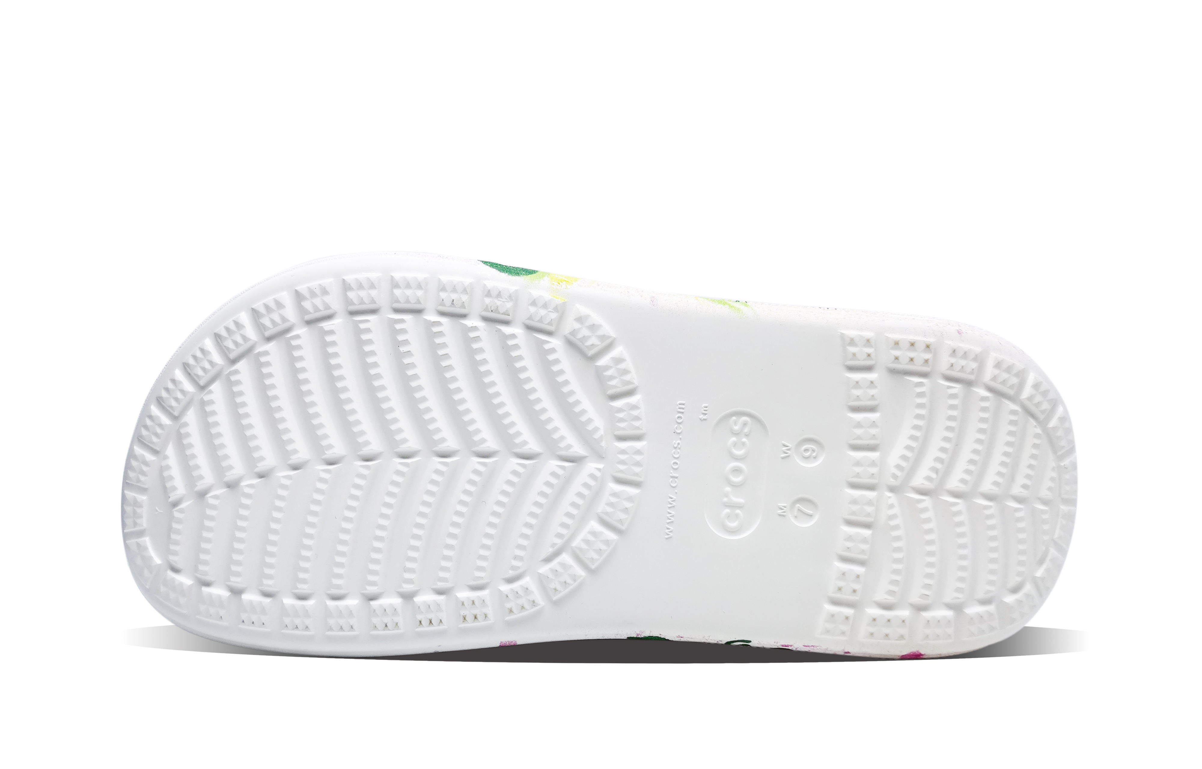 Sizing [Kasut Custom] Crocs Classic Clog 'Siput Putih Membosankan' 207521-100(Team185-boring）