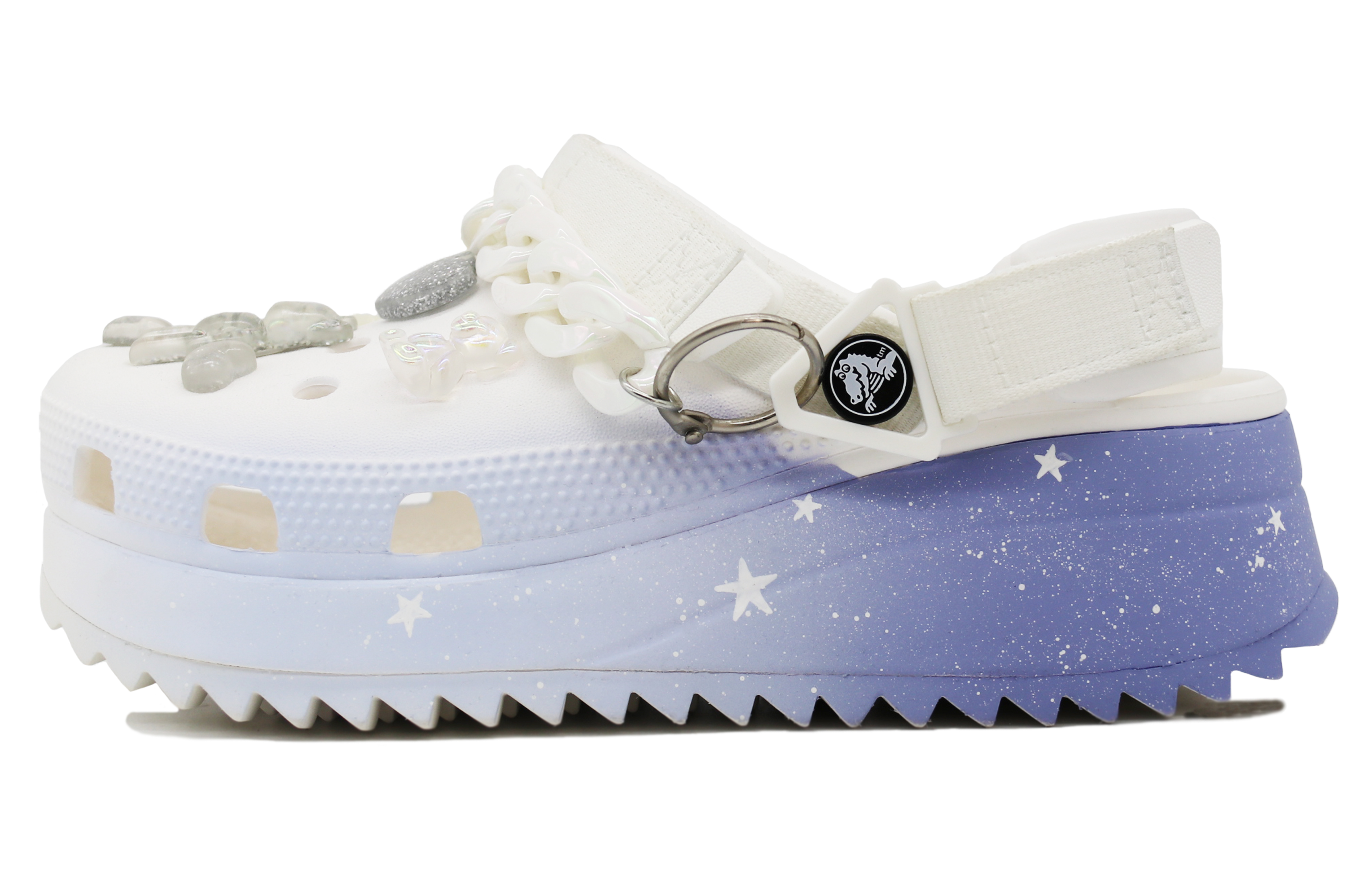 Buy [定制鞋款] Crocs经典洞洞鞋 '白蓝星光夜' 206772-143（Team31-男女同款璀璨星夜）