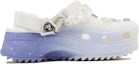Order Zapatos Personalizados Crocs Classic Clog 'Blanco Azul Noche Estrellada' 206772-143(Team31-男女同款璀璨星夜)