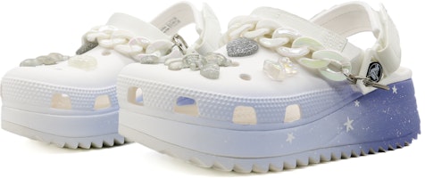 Kasut Rekaan Tersuai Crocs Classic Clog 'Putih Biru Starlit Night' 206772-143(Team31-男女同款璀璨星夜) Lookbook Kasut Rekaan Tersuai Crocs Classic Clog 'Putih Biru Starlit Night' 206772-143(Team31-男女同款璀璨星夜)