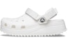Sizing Zapatos Personalizados Crocs Classic Clog 'Blanco Azul Noche Estrellada' 206772-143(Team31-男女同款璀璨星夜)