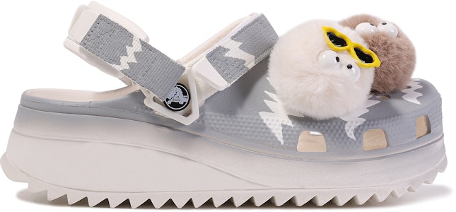 Zapatos Personalizados Crocs Classic Clog 'Da Vinci Gris-Blanco' 206772-143(TeamM-毛绒生物-BOX) Lookbook Zapatos Personalizados Crocs Classic Clog 'Da Vinci Gris-Blanco' 206772-143(TeamM-毛绒生物-BOX)