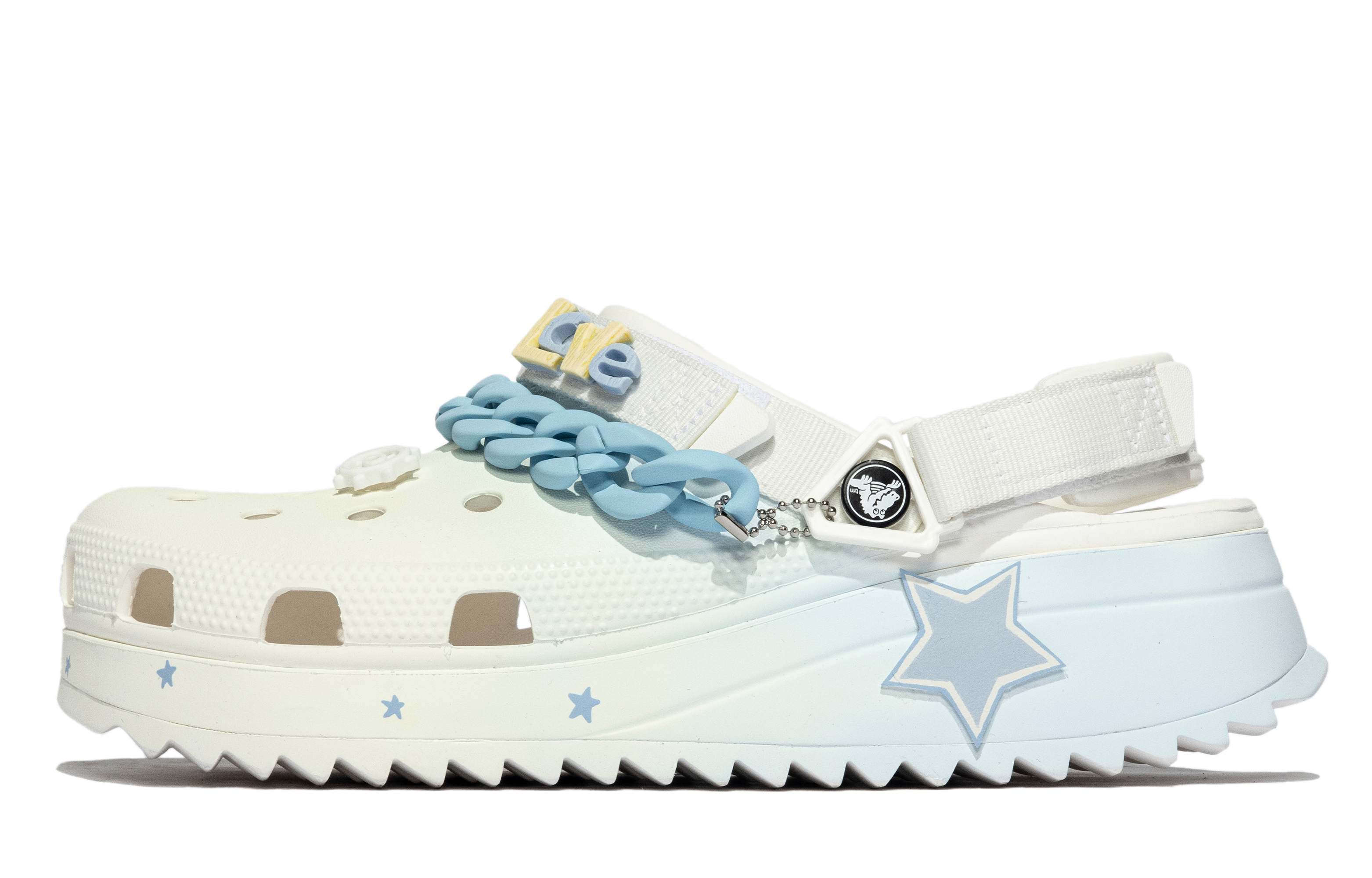 [Custom Shoes] Crocs Custom x Sandal 'Blue Pink White'