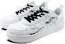 Lookbook Zapatillas Personalizadas ERKE Bajas 'Salpicadura Tinta Blanco-Negro' 51120101207-001(Team叁-男款虾QD)