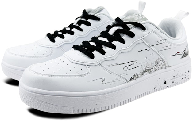 이케 로우탑 '먹물학 백-흑' (커스텀 슈즈) 51120101207-001(Team叁-男款鹤QD) Lookbook 이케 로우탑 '먹물학 백-흑' (커스텀 슈즈) 51120101207-001(Team叁-男款鹤QD)