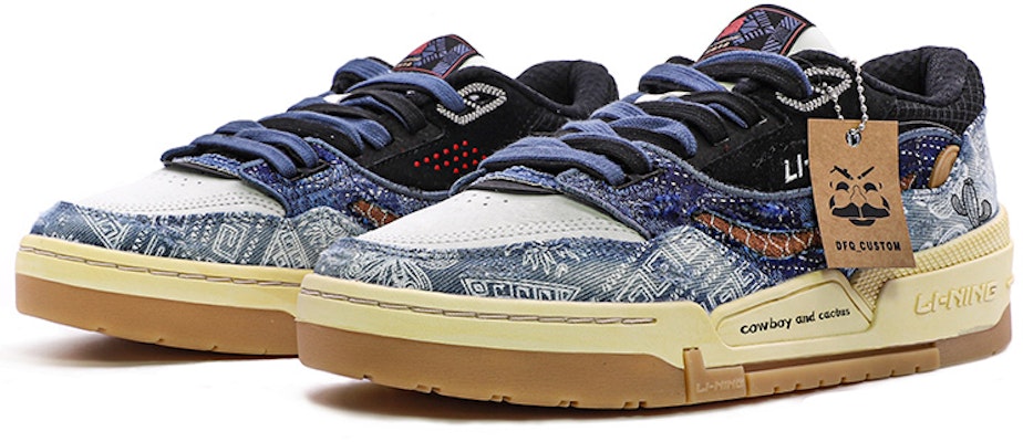 리닝 001 BTC 로우 "데님 선인장"(커스텀) AGCS021-1(TeamM-男款牛仔仙人掌做旧蓝色) Lookbook 리닝 001 BTC 로우 "데님 선인장"(커스텀) AGCS021-1(TeamM-男款牛仔仙人掌做旧蓝色)