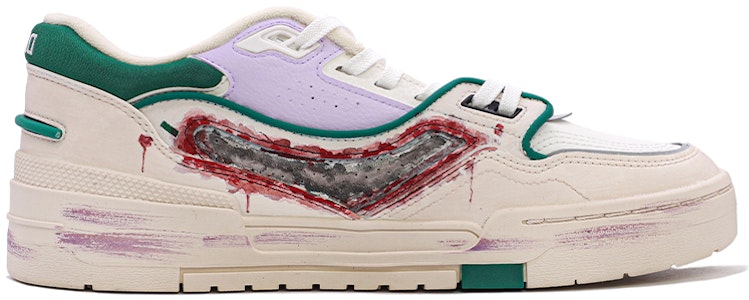 【定制球鞋】LiNing李寧 001 低幫 板鞋 男款 白綠 Order 【定制球鞋】LiNing李寧 001 低幫 板鞋 男款 白綠