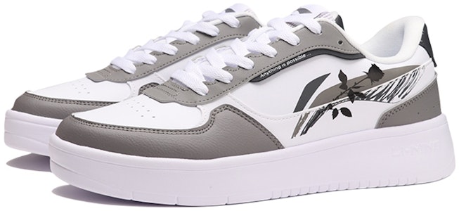 李寧「黒白薔薇棘」(カスタムシューズ) AGCR197-2(TeamThree-男款玫瑰白灰QD) Lookbook 李寧「黒白薔薇棘」(カスタムシューズ) AGCR197-2(TeamThree-男款玫瑰白灰QD)