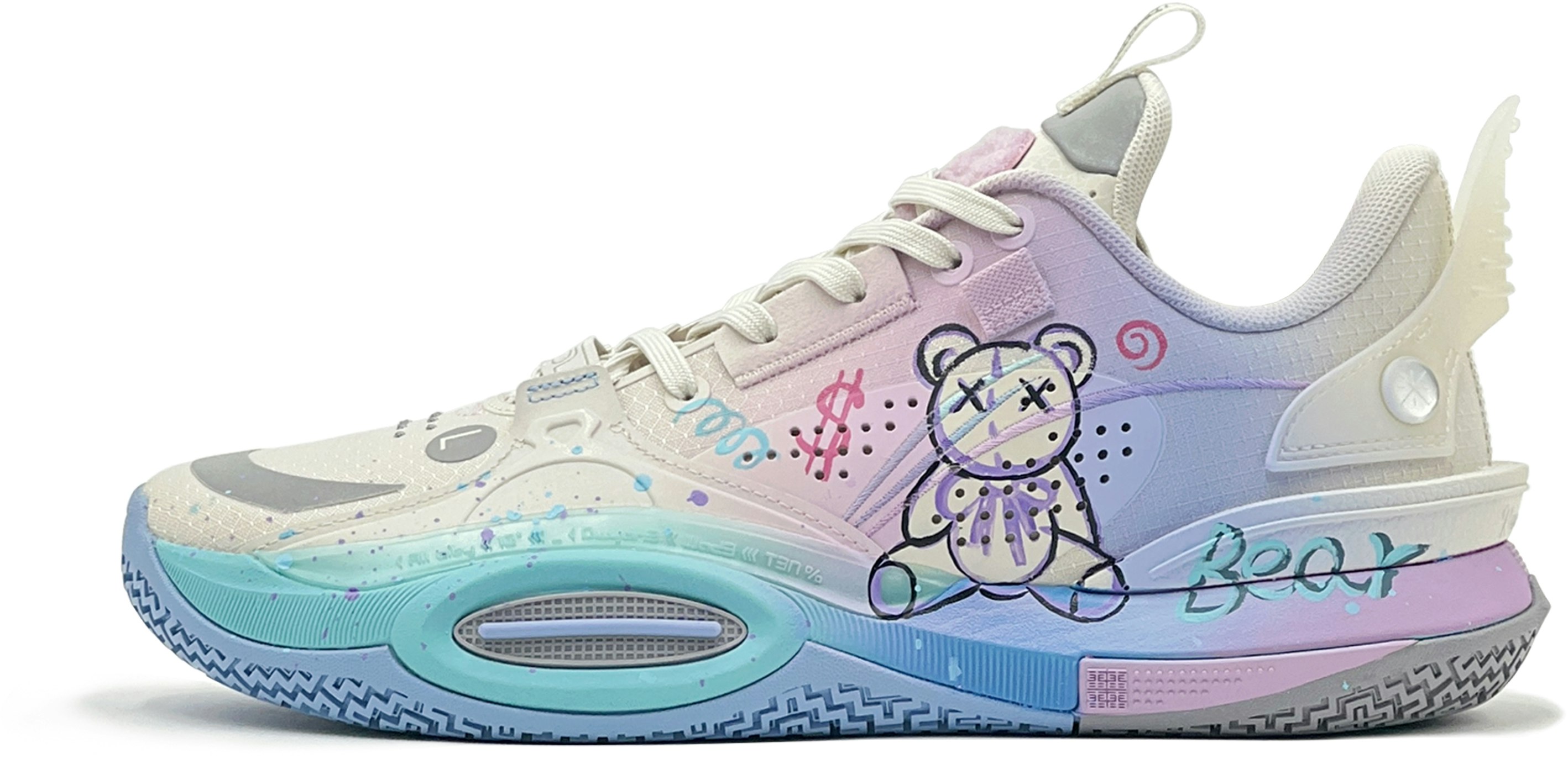 custom-shoes-li-ning-blue-purple-gradient-bear-graffiti-cotton-candy