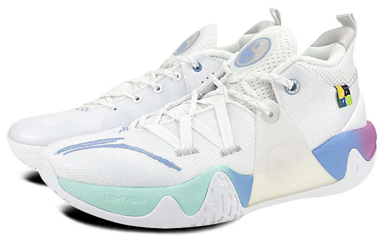 Lookbook 李寧「マカロンアイスグラデ」カスタムシューズ ABPS007-2(Team叁-男款冷血棉花糖)